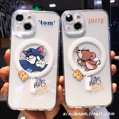 New Original Tom and Jerry MagSafe Compatible Phone Case