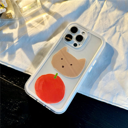 Cute kitten and puppy phone case