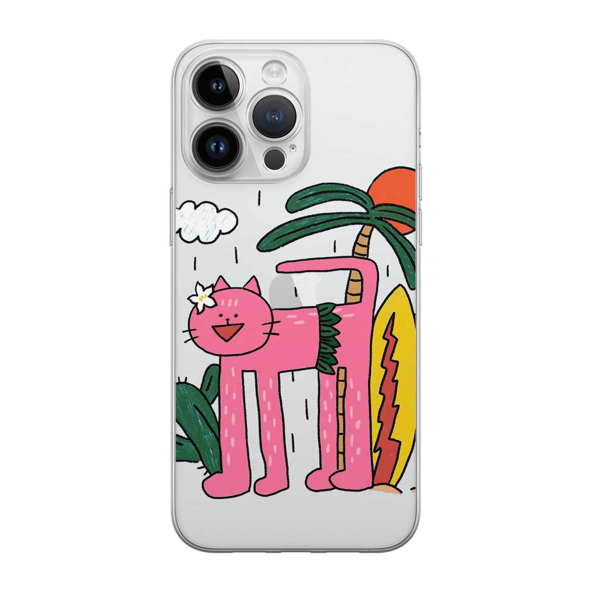 Cute kitten and puppy phone case