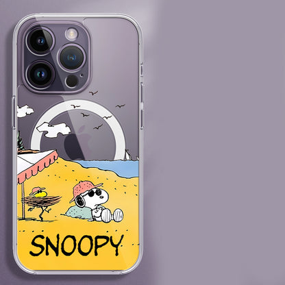 Cute Snoopy MagSafe Compatible phone case