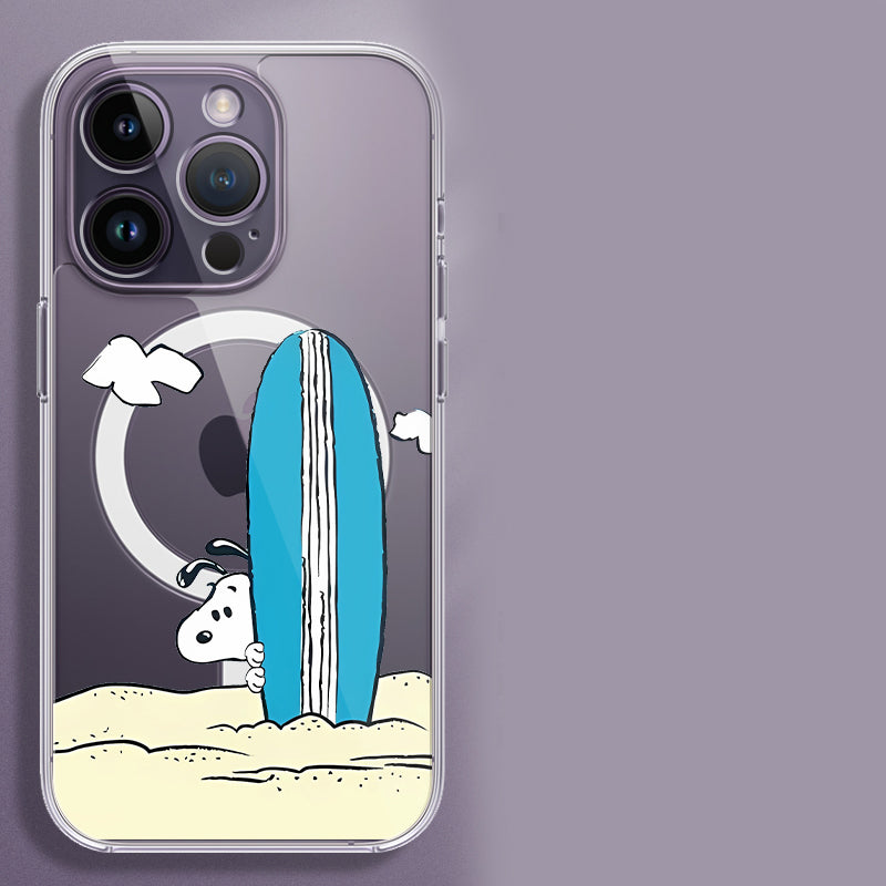 Cute Snoopy MagSafe Compatible phone case