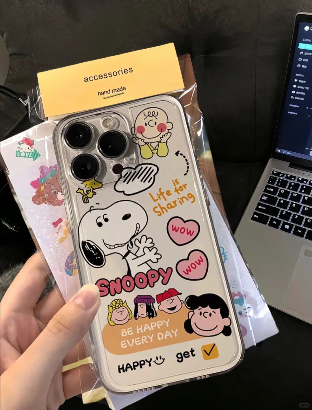 Peanuts Snoopy Themed Shockproof Phone Case