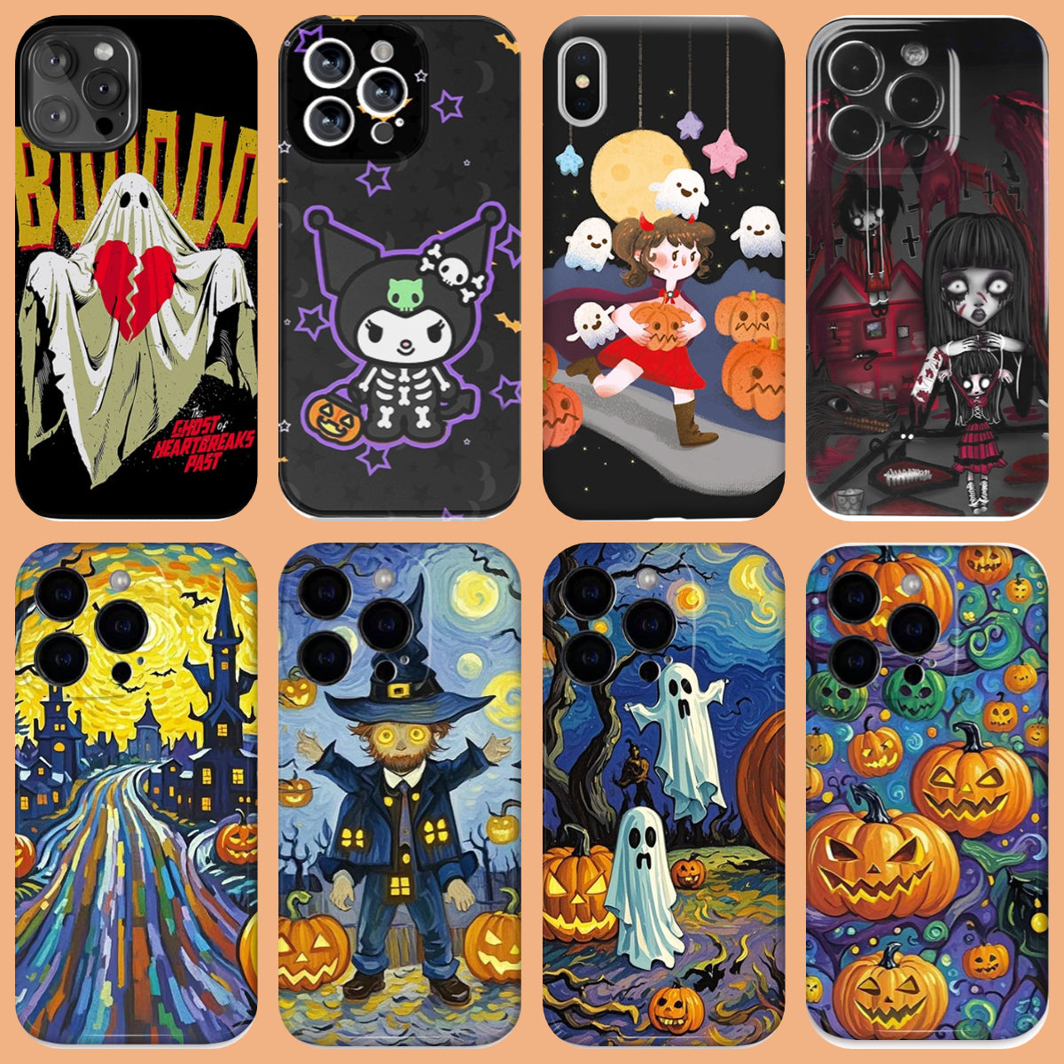 Anti-slip Halloween phone case