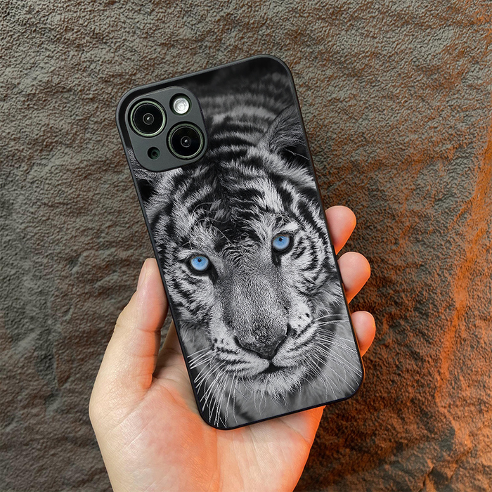 vvcases original tiger glass phone case