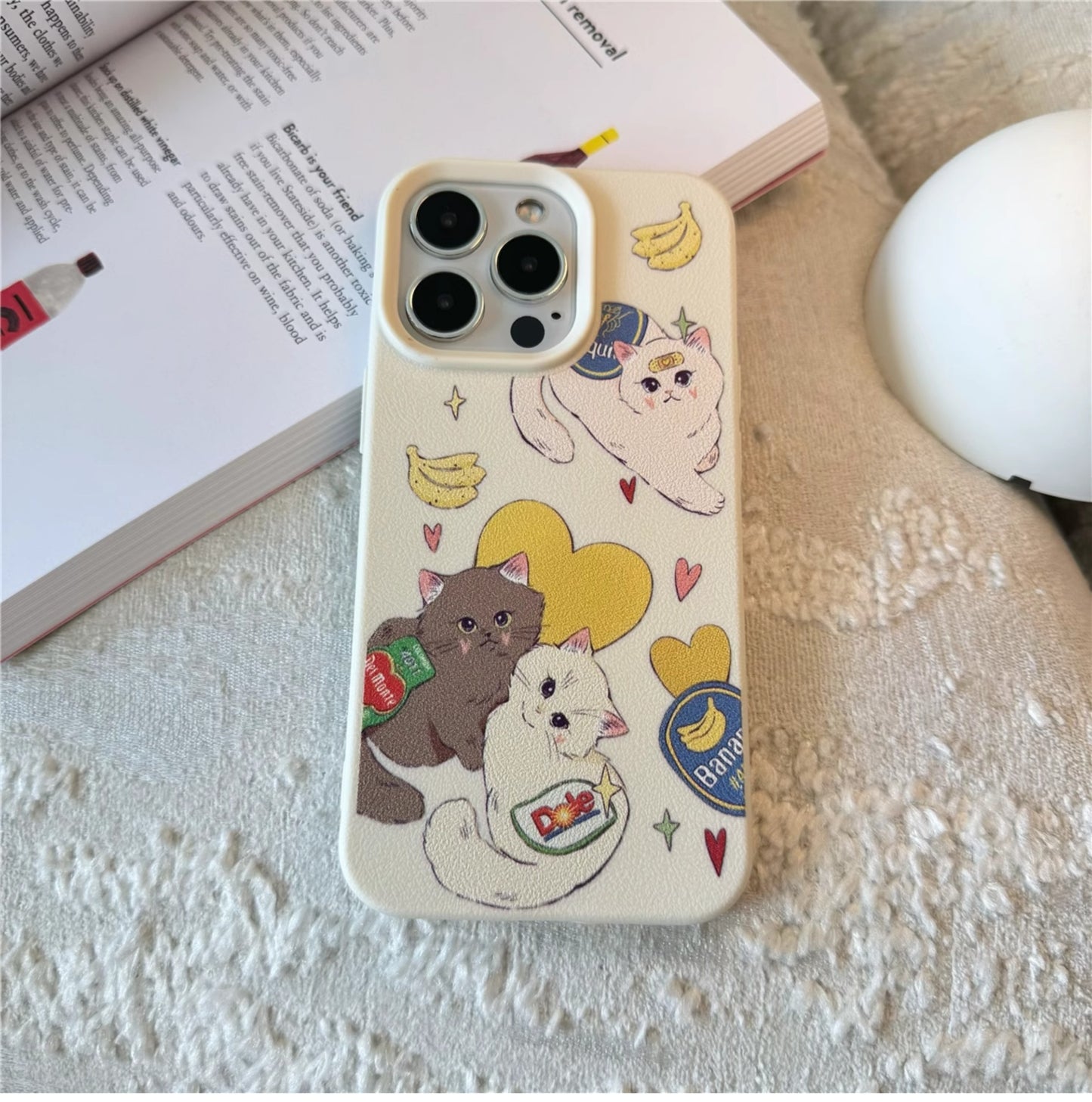 Cute kitten and puppy phone case