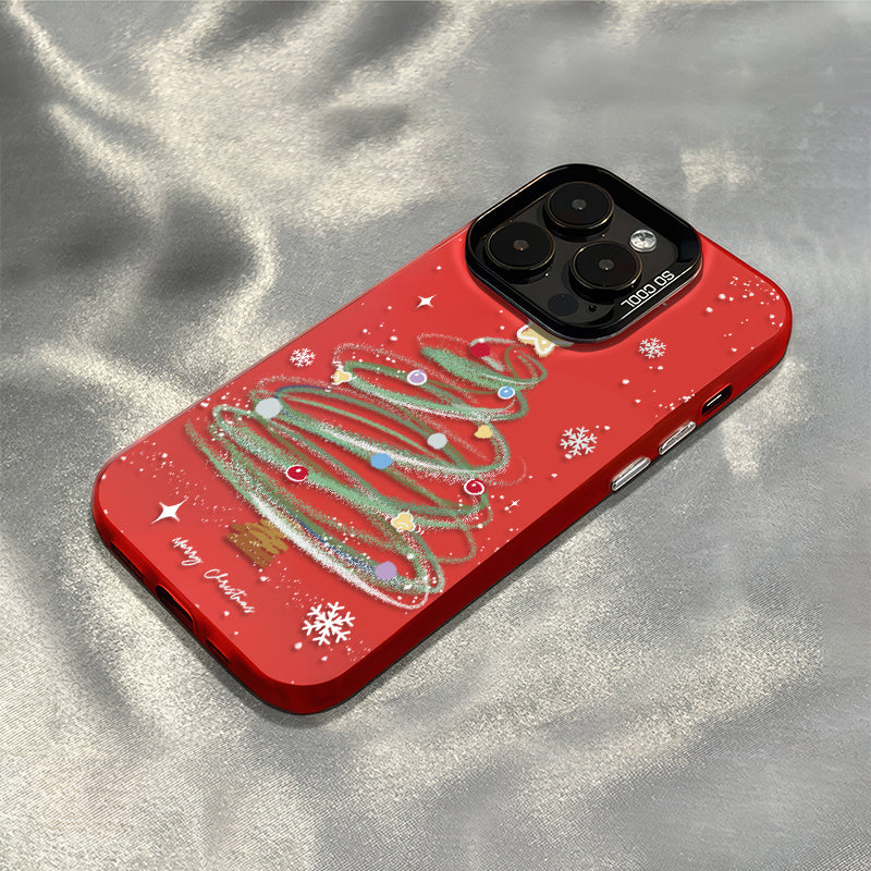 Winter Miracle: Cozy Christmas-themed Phone Case