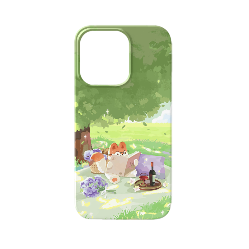 Cute kitten and puppy phone case