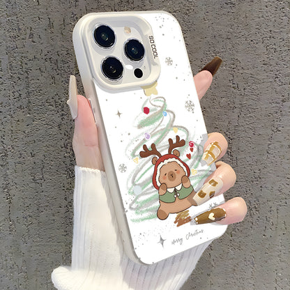 Winter Miracle: Cozy Christmas-themed Phone Case