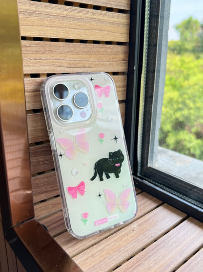 Cute kitten and puppy phone case