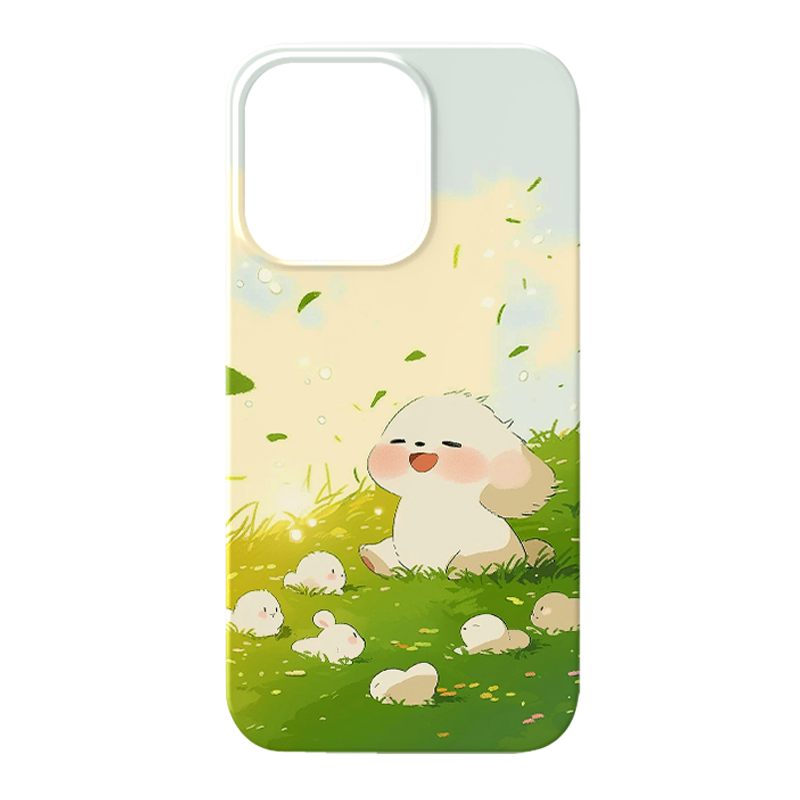 Cute kitten and puppy phone case