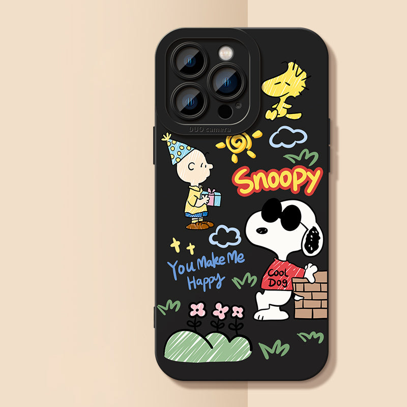 Peanuts Snoopy Themed Shockproof Phone Case