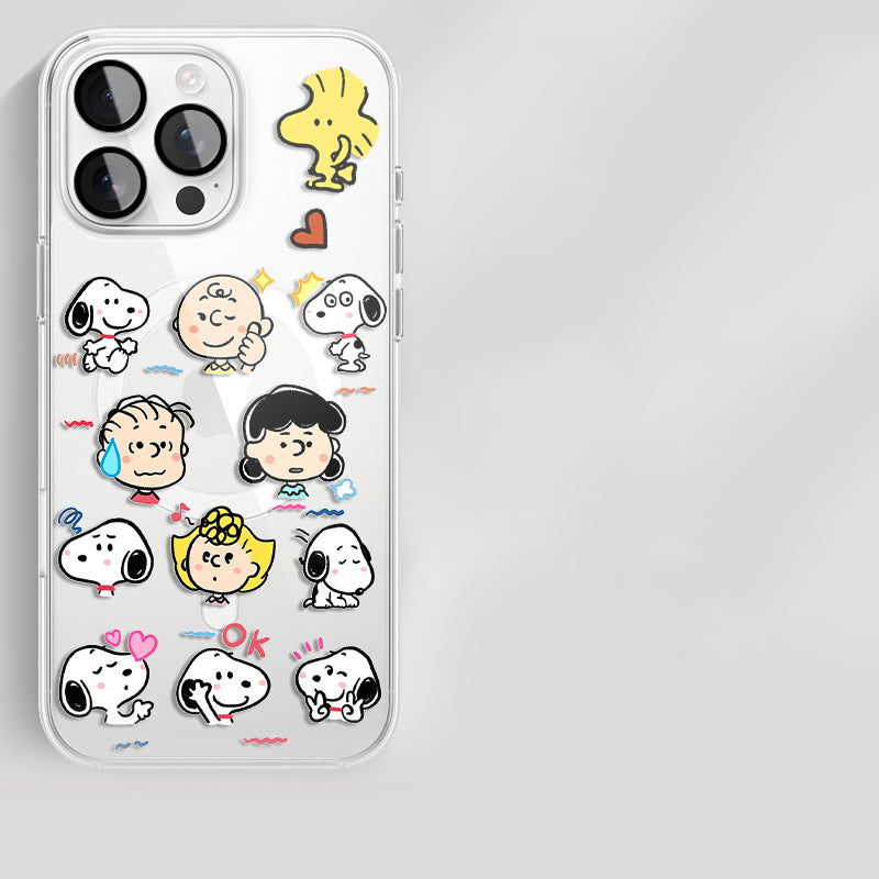 Cute Snoopy MagSafe Compatible phone case