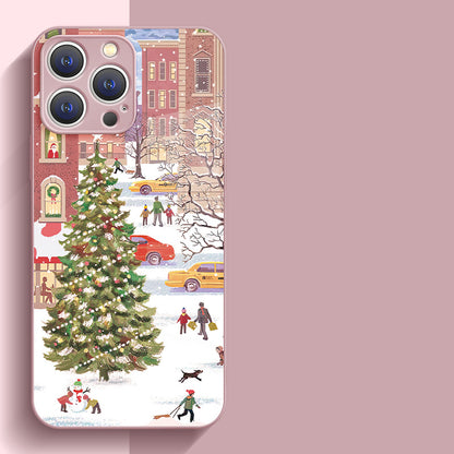 Winter Miracle: Cozy Christmas-themed Phone Case