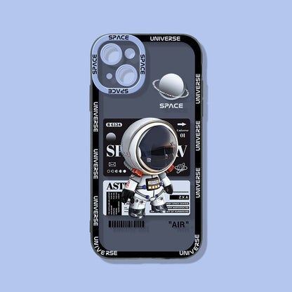 new original astronaut electroplated mobile phone case