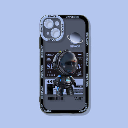 new original astronaut electroplated mobile phone case