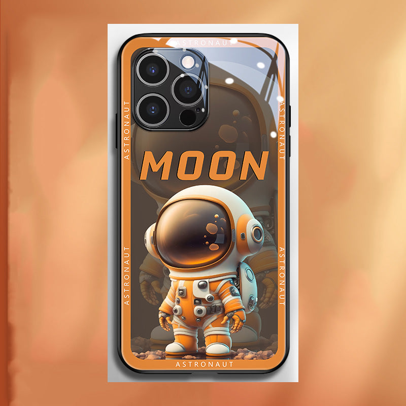 new original astronaut electroplated mobile phone case