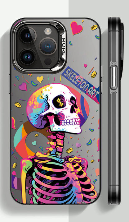 Original Skeleton Gradient Laser Phone Case