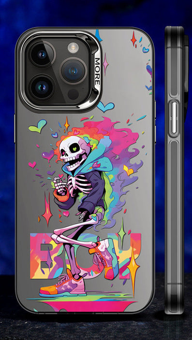 vvcases Original Skeleton Gradient Laser Phone Case