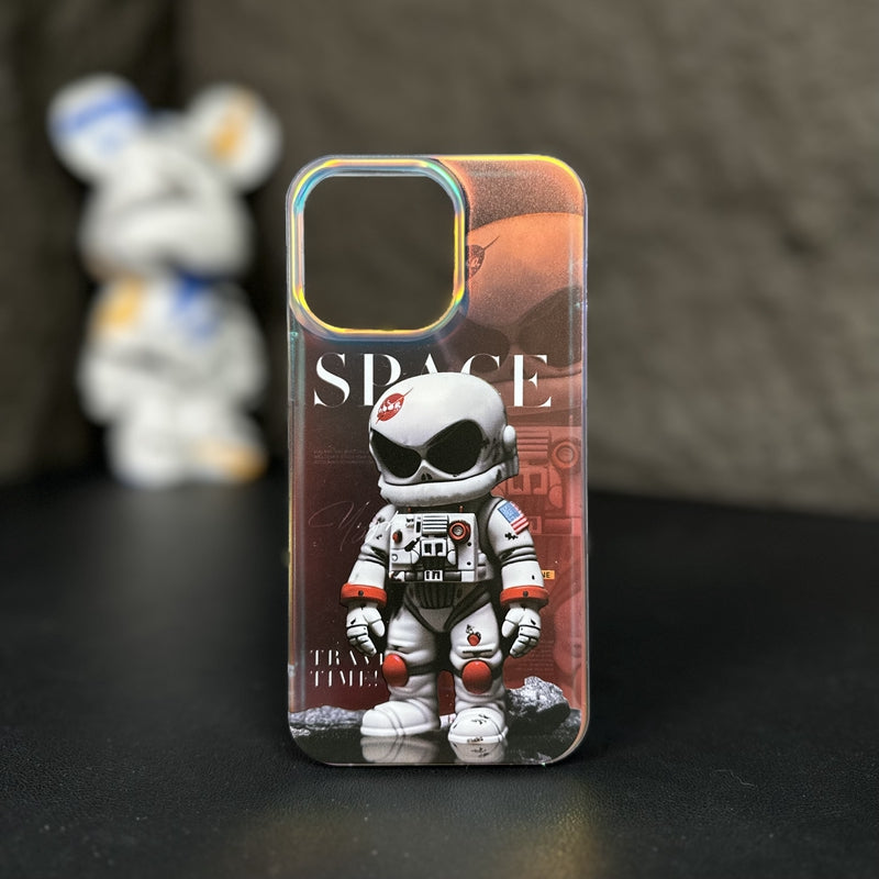 new original astronaut electroplated mobile phone case