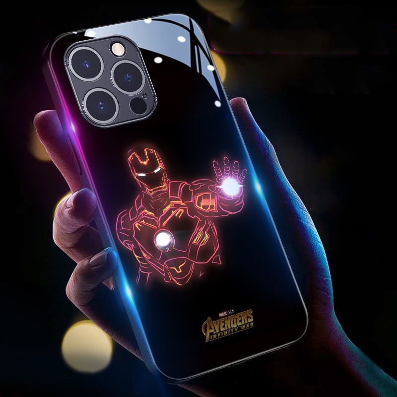 new original Iron Man luminous phone case