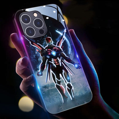 new original Iron Man luminous phone case