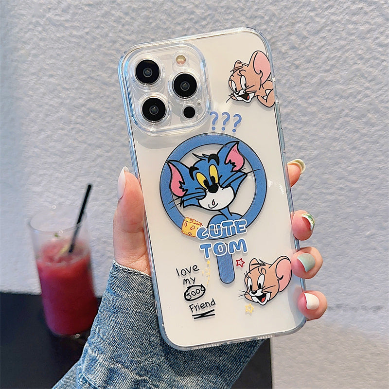 New Original Tom and Jerry MagSafe Compatible Phone Case