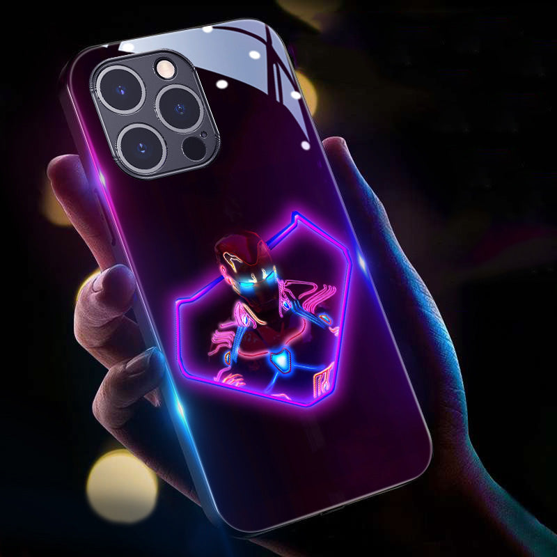 new original Iron Man luminous phone case