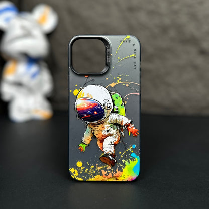 new original astronaut electroplated mobile phone case