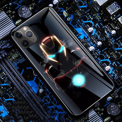 new original Iron Man luminous phone case