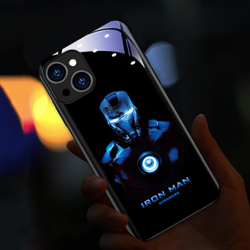 new original Iron Man luminous phone case