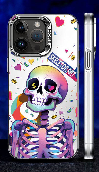 vvcases Original Skeleton Gradient Laser Phone Case