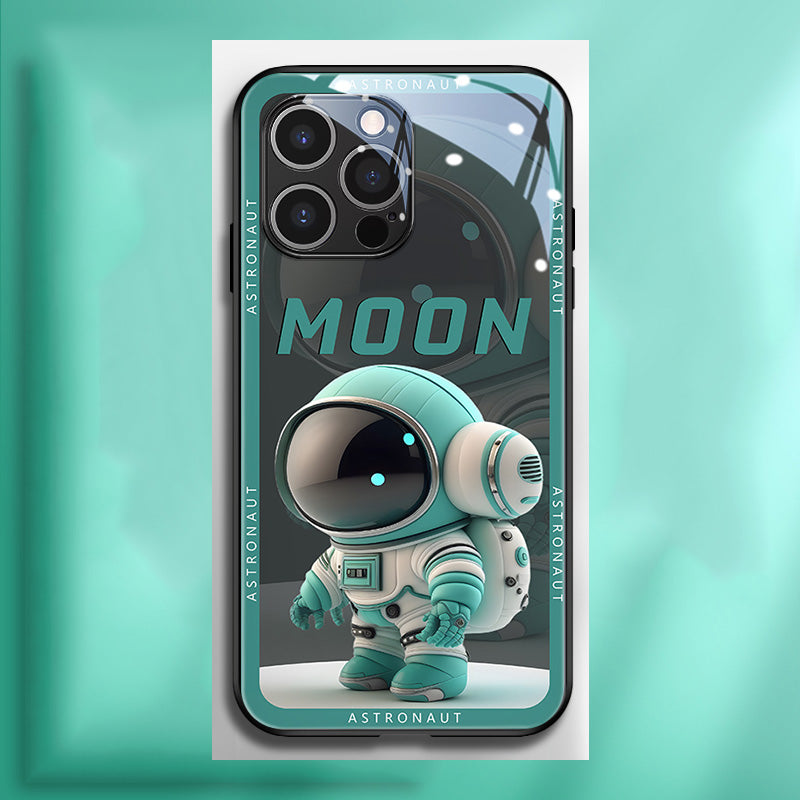 new original astronaut electroplated mobile phone case