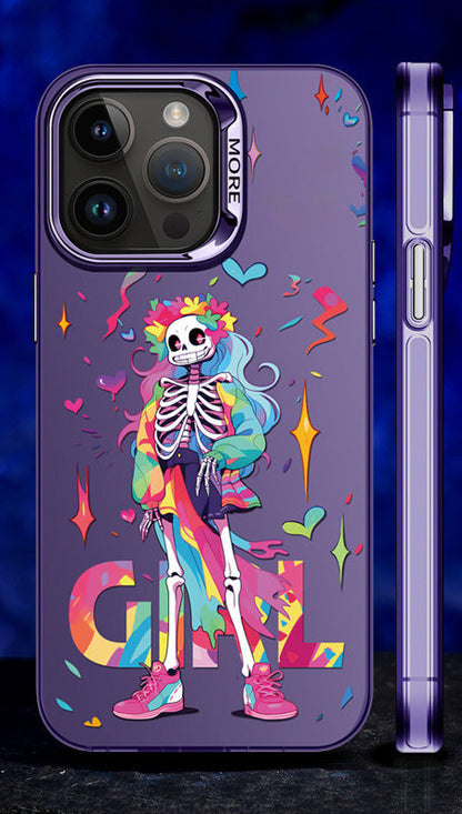 Original Skeleton Gradient Laser Phone Case