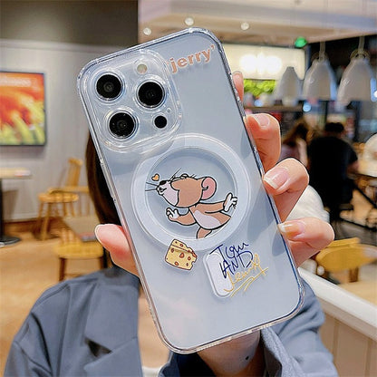 New Original Tom and Jerry MagSafe Compatible Phone Case