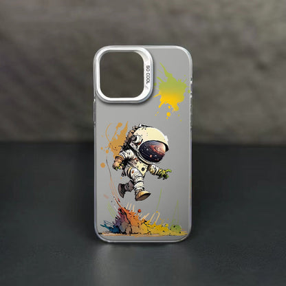 new original astronaut electroplated mobile phone case