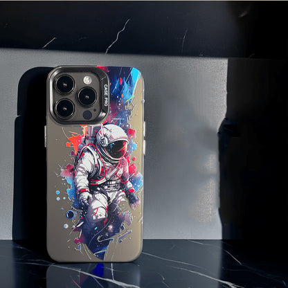 new original astronaut electroplated mobile phone case