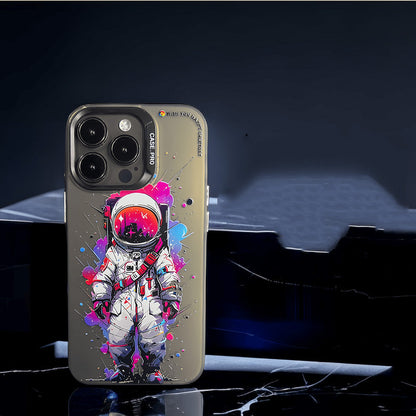 new original astronaut electroplated mobile phone case